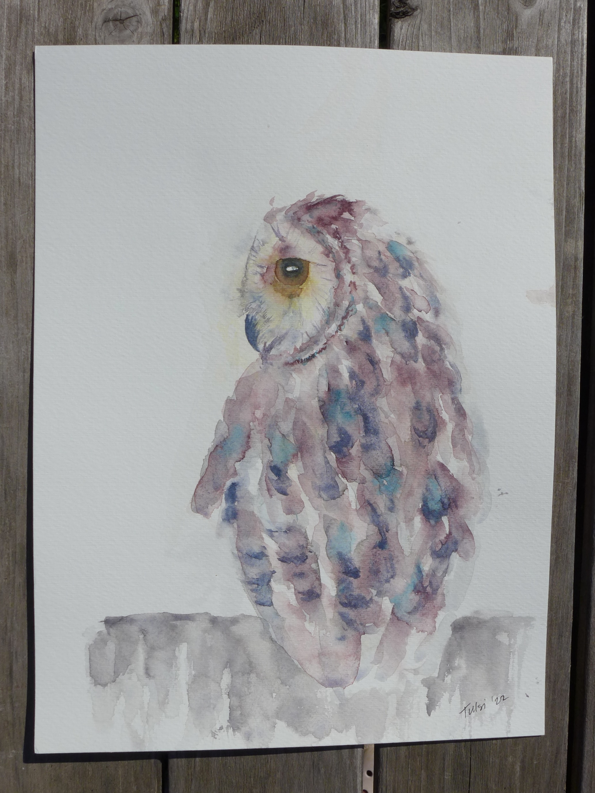 Watercolour on cotton paper 23x30cm